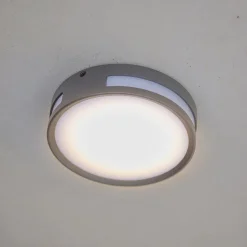 LED-taklampe Rola, utendørs, antrasitt, Ø 18 cm
