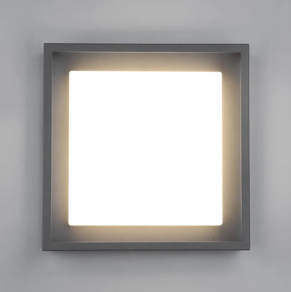 LED-taklampe Witham IP54, CCT, antrasitt, utendørs