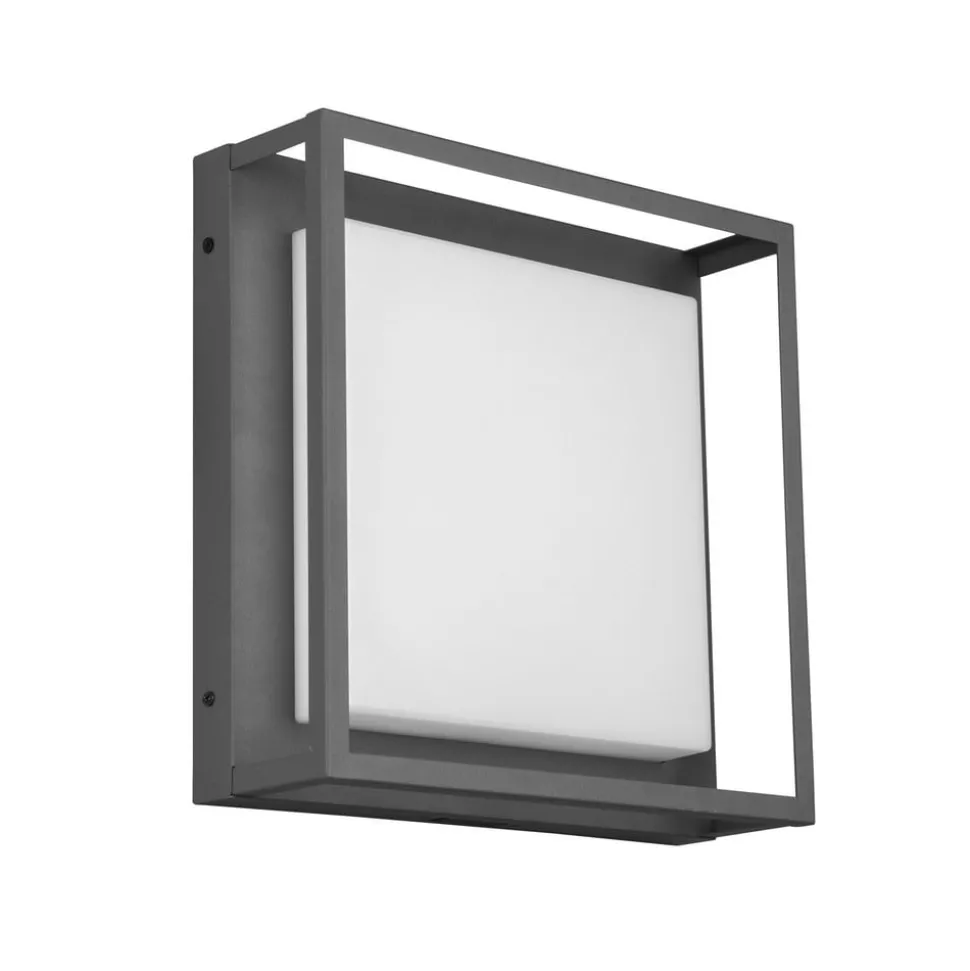 LED-taklampe Witham IP54, CCT, antrasitt, utendørs