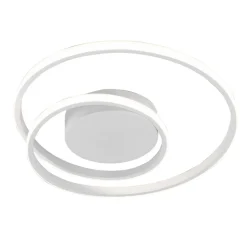 LED-taklampe Zibal, dimbar, hvit