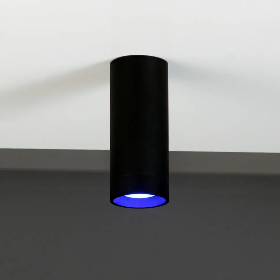 LED-takspot Stag, CCT og RGBW, svart