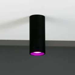 LED-takspot Stag, CCT og RGBW, svart