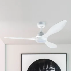 LED-takvifte Polaris L, 3 blad, hvit