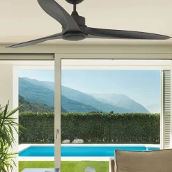 LED-takvifte Tonic, mørkebrun