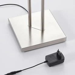 LED-uplight Jonne med lesearm, dimbar, kantet