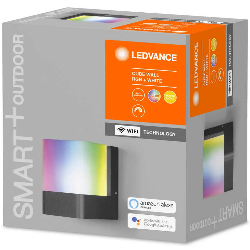 LEDVANCE SMART+ WiFi Cube LED-vegglampe RGBW up
