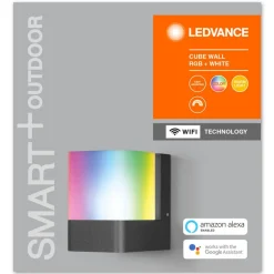 LEDVANCE SMART+ WiFi Cube LED-vegglampe RGBW up