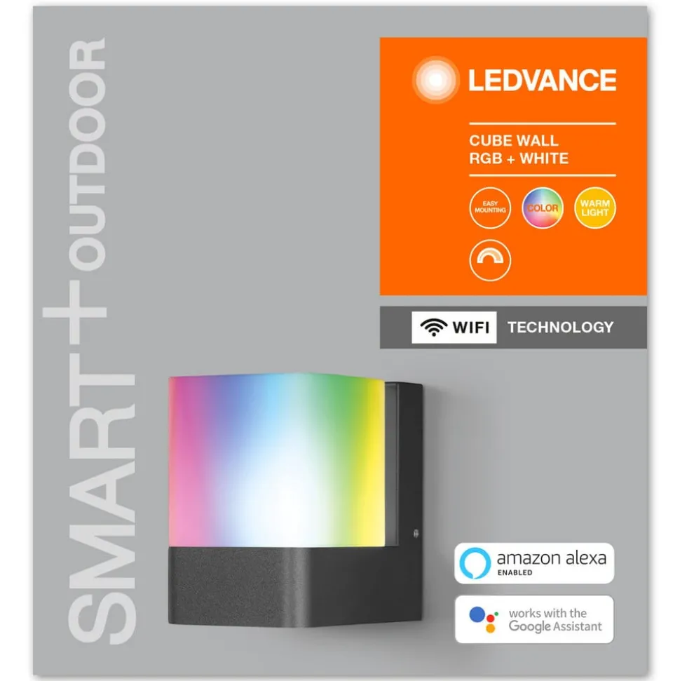 LEDVANCE SMART+ WiFi Cube LED-vegglampe RGBW up