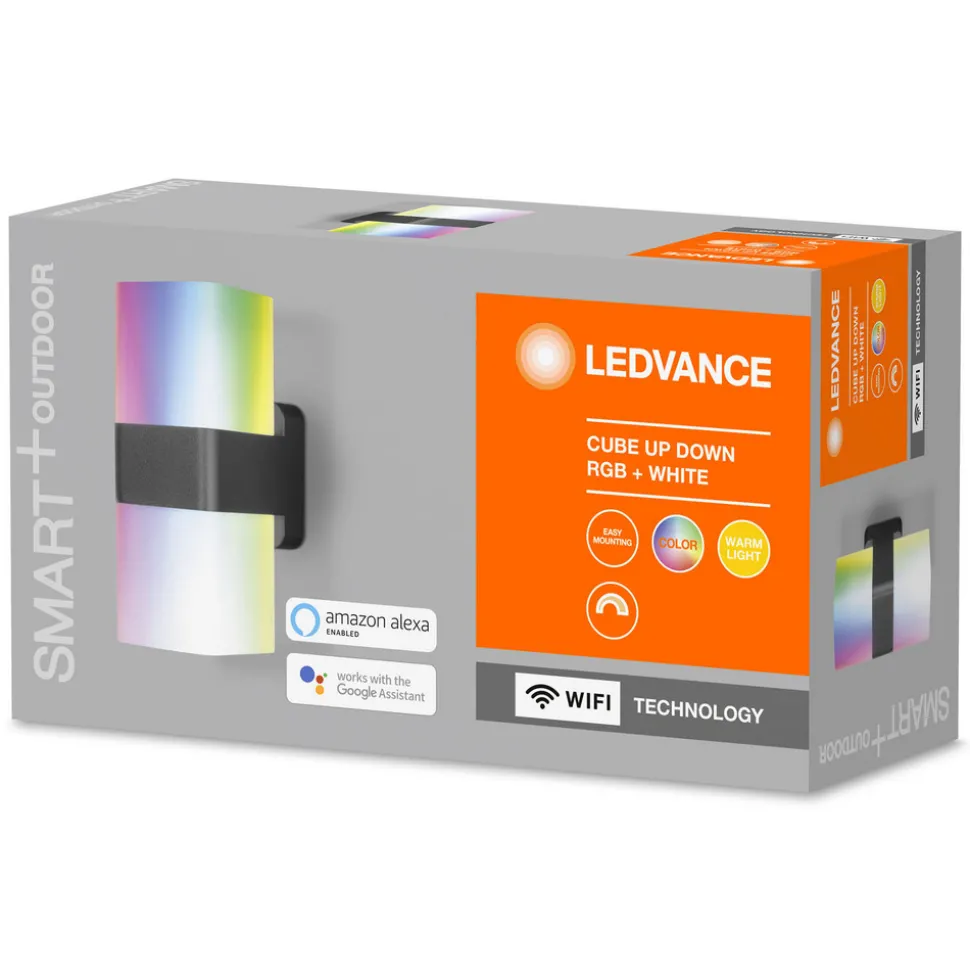 LEDVANCE SMART+ WiFi Cube vegglampe RGBW up/down