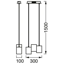 LEDVANCE SMART+ WiFi Decor Wood LED-pendellampe