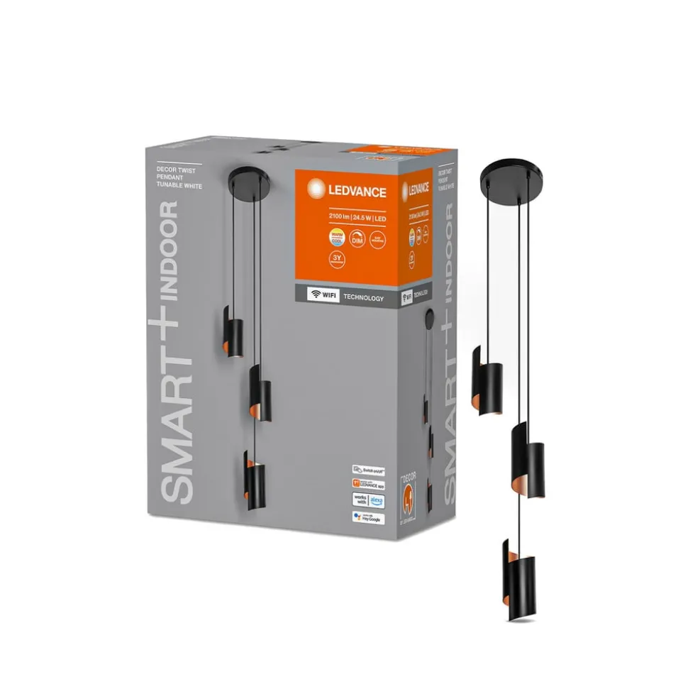 LEDVANCE SMART+ WiFi Decor Twist pendel svart