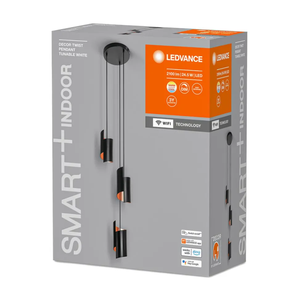 LEDVANCE SMART+ WiFi Decor Twist pendel svart