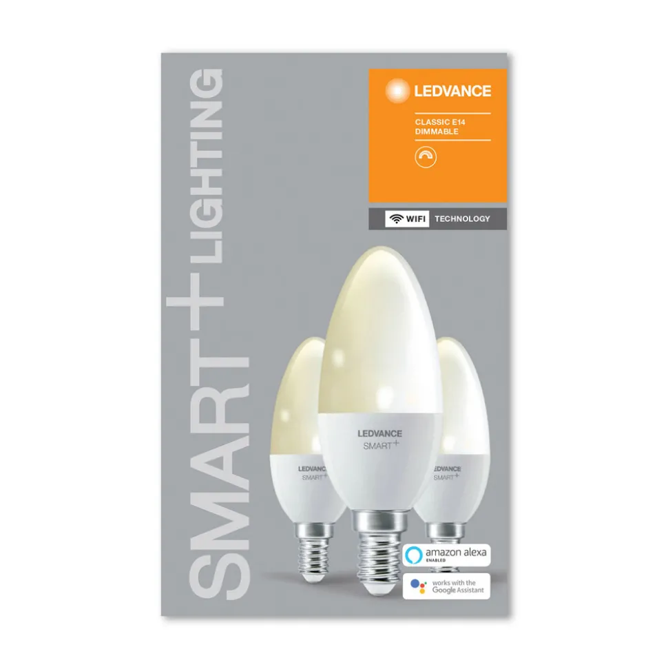 LEDVANCE SMART+ WiFi E14 5 W mignonpære 2700K 3-er