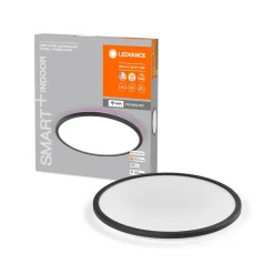 LEDVANCE SMART+ WiFi Orbis ultratynn bakgrunnsbelysning, Ø40cm svart