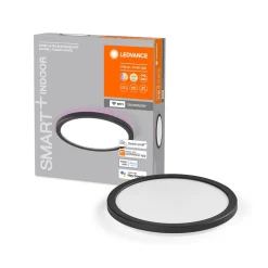 LEDVANCE SMART+ WiFi Orbis ultratynn bakgrunnsbelysning, Ø24cm svart