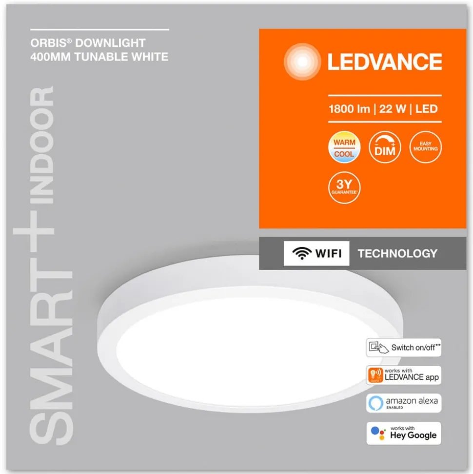 LEDVANCE SMART+ WiFi Orbis downlight Surface Ø40cm