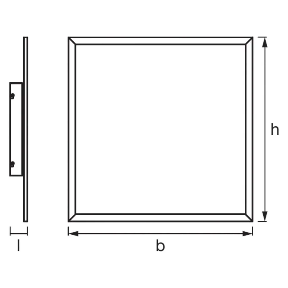 LEDVANCE SMART+ WiFi Planon Plus, RGBW, 60 x 60 cm