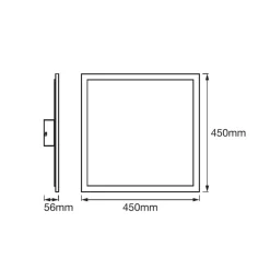 LEDVANCE SMART+ WiFi Planon Plus, RGBW, 45 x 45 cm