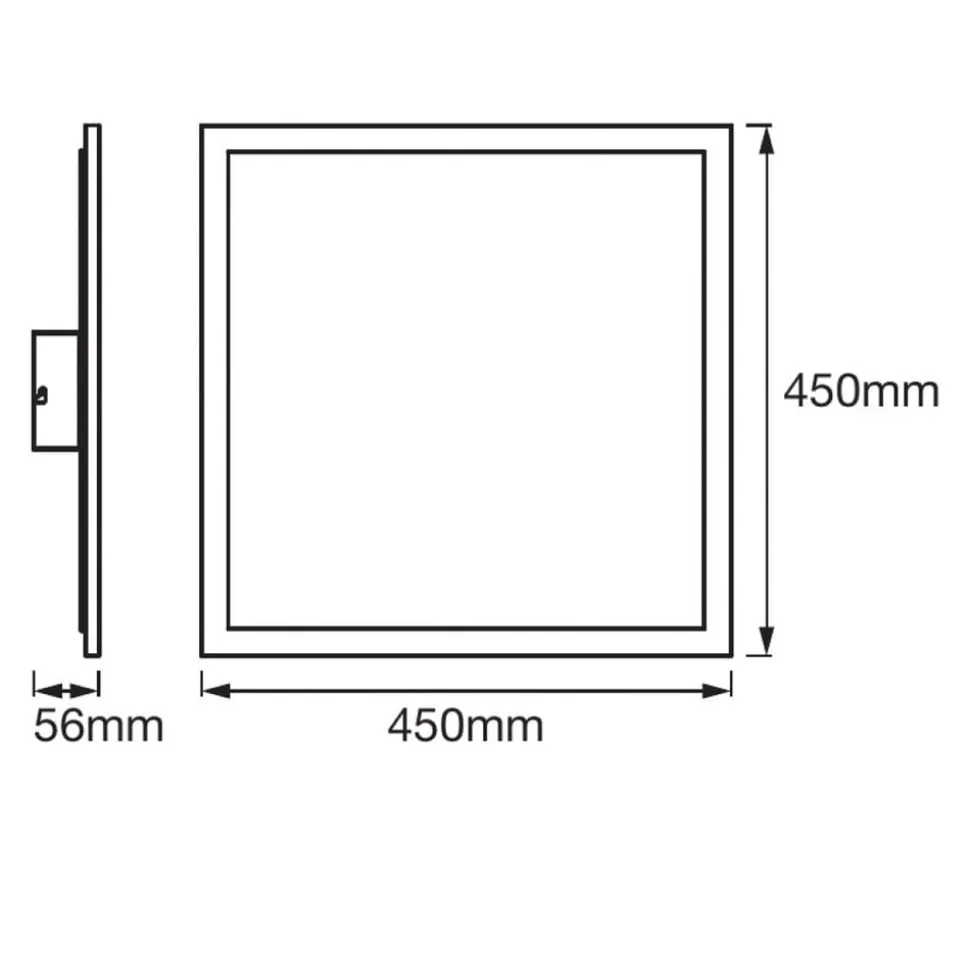 LEDVANCE SMART+ WiFi Planon Plus, CCT, 45 x 45 cm