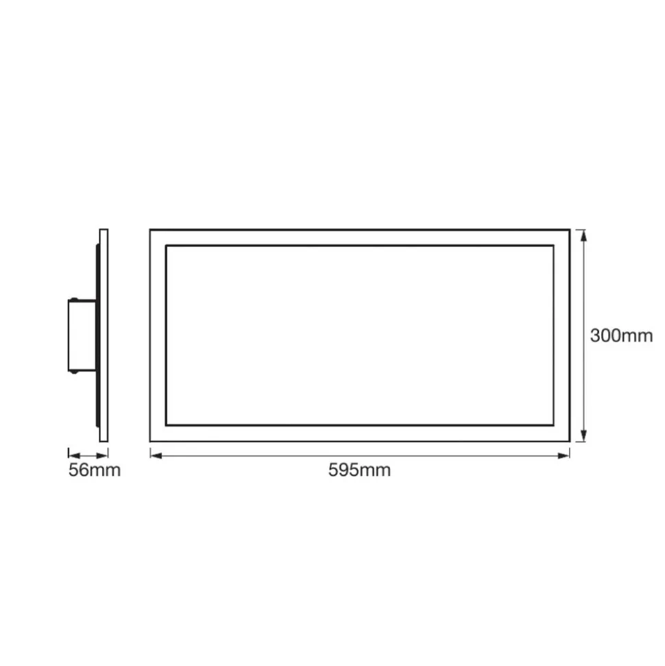 LEDVANCE SMART+ WiFi Planon Plus, RGBW, 60 x 30 cm