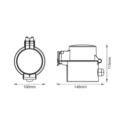 LEDVANCE SMART+ WiFi-plugg for utendørs bruk EU IP44