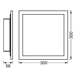 LEDVANCE SUN@Home Planon Plus, 30 x 30 cm