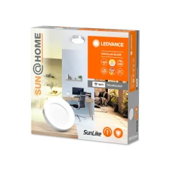 LEDVANCE SUN@Home Sirkulær LED-taklampe i sølv