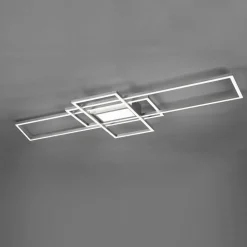 LED-vegglampe Irvine 3 000-6 500 K, matt nikkel