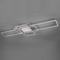 LED-vegglampe Irvine 3 000-6 500 K, matt nikkel