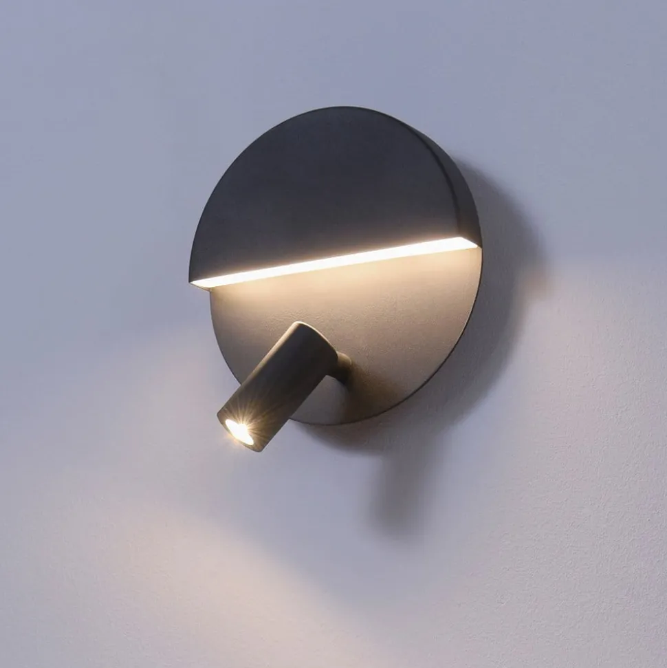 LED-vegglampe Mario med svingbar spot