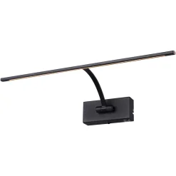 LED-vegglampe Matisse, bredde 45 cm, svart