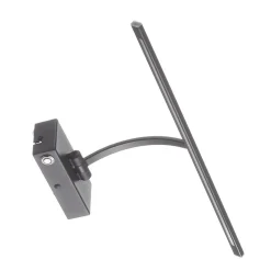 LED-vegglampe Matisse, bredde 45 cm, svart