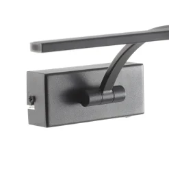 LED-vegglampe Matisse, bredde 45 cm, svart