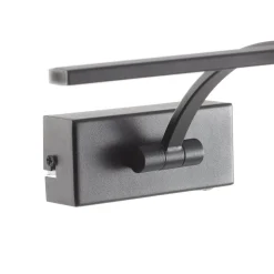 LED-vegglampe Matisse, bredde 34 cm, svart