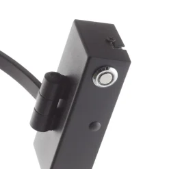 LED-vegglampe Matisse, bredde 34 cm, svart