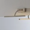 LED-vegglampe Matisse, bredde 34 cm, sølv
