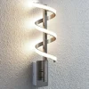 LED-vegglampe Pierre rundformet