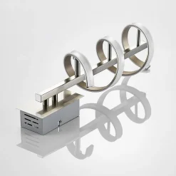 LED-vegglampe Pierre rundformet