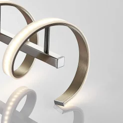 LED-vegglampe Pierre rundformet