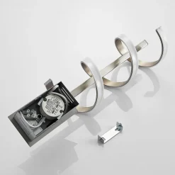 LED-vegglampe Pierre rundformet