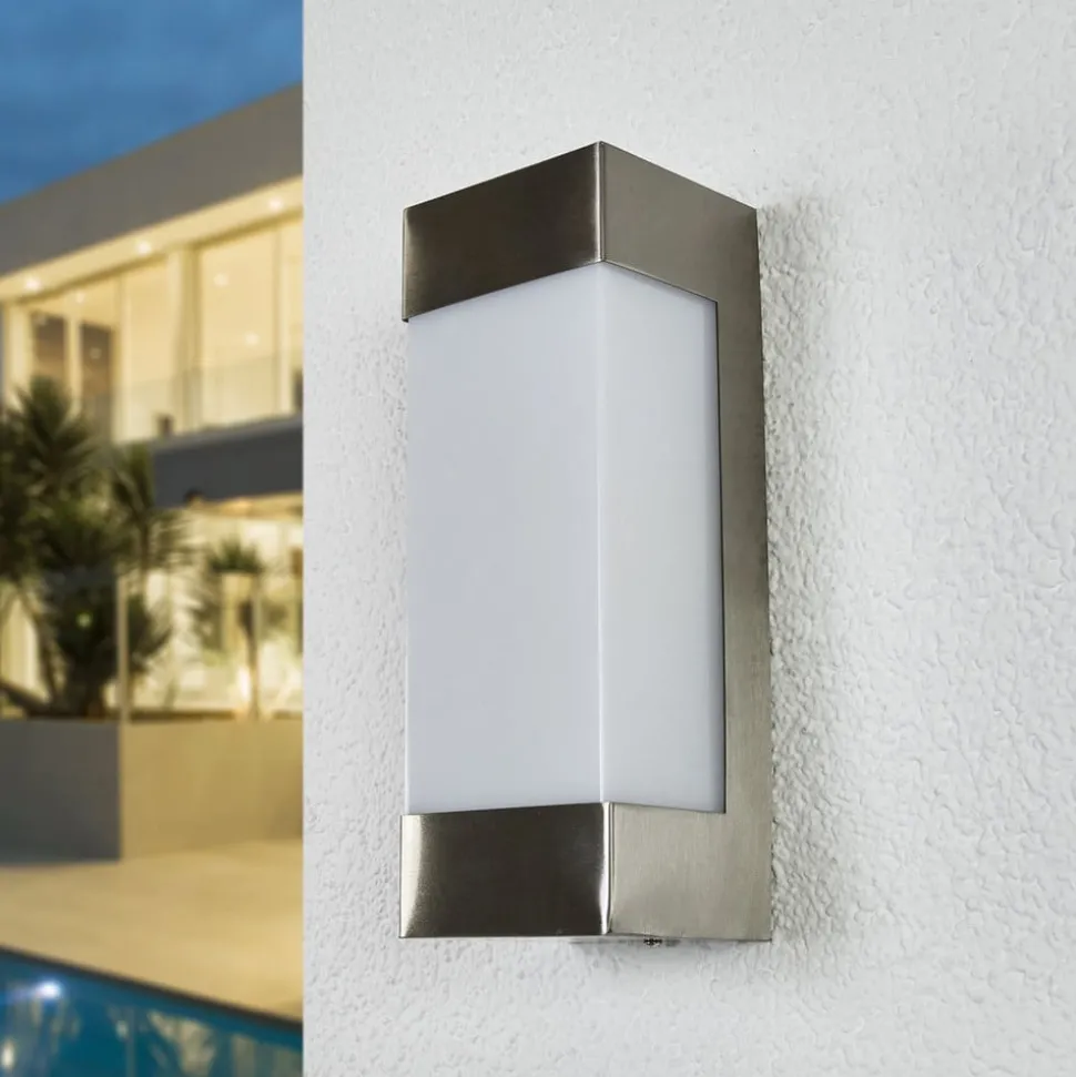 LED-vegglampe Severina, stål