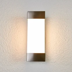 LED-vegglampe Severina, stål