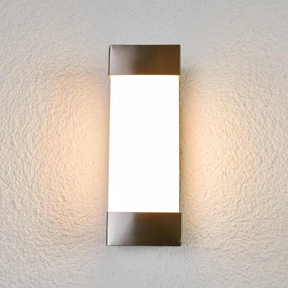 LED-vegglampe Severina, stål