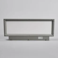 LED-vegglampe til kontor Rick, grå, universalhvit