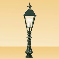 Leipzig - klassisk stibelysning, grønn