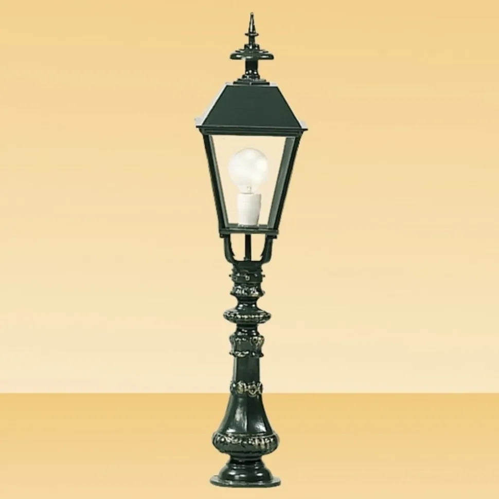 Leipzig - klassisk stibelysning, grønn