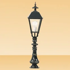 Leipzig - klassisk stibelysning, svart