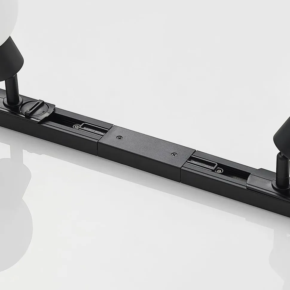 Lindby 1 lyskilde skinnesystem Linaro, E14, 4 lyskilder, svart