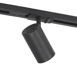 Lindby 1 lyskilde skinnesystem Linaro, GU10, 5 lyskilder, svart