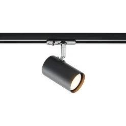 Lindby 1 lyskilde skinnesystem Linaro, GU10, 10 lyskilder, svart